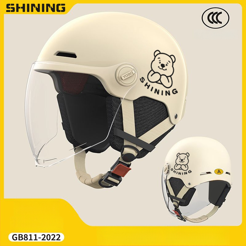 Κράνος για ηλεκτρικό ποδήλατο, ABS περίβλημα, 3C πιστοποιημένο, unisex ημι-κράνος, προστασία από τον ήλιο για όλες τις εποχές