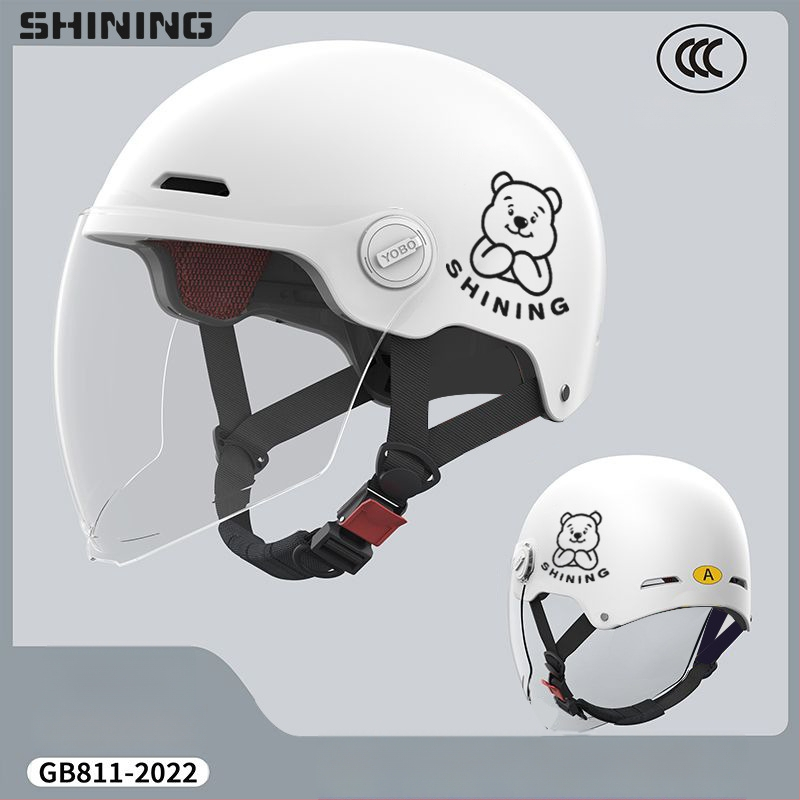 Κράνος για ηλεκτρικό ποδήλατο, ABS περίβλημα, 3C πιστοποιημένο, unisex ημι-κράνος, προστασία από τον ήλιο για όλες τις εποχές