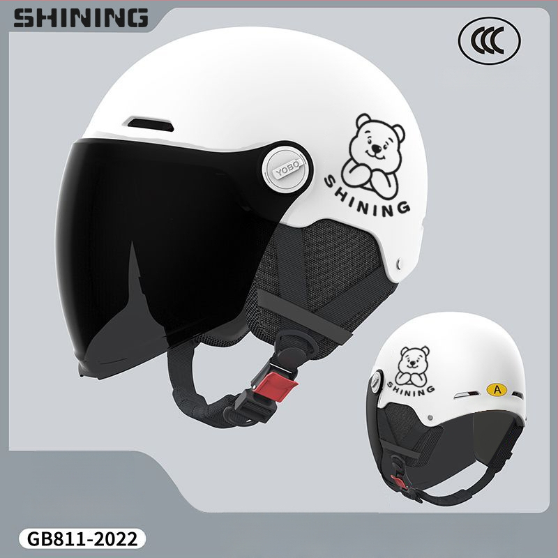 Κράνος για ηλεκτρικό ποδήλατο, ABS περίβλημα, 3C πιστοποιημένο, unisex ημι-κράνος, προστασία από τον ήλιο για όλες τις εποχές