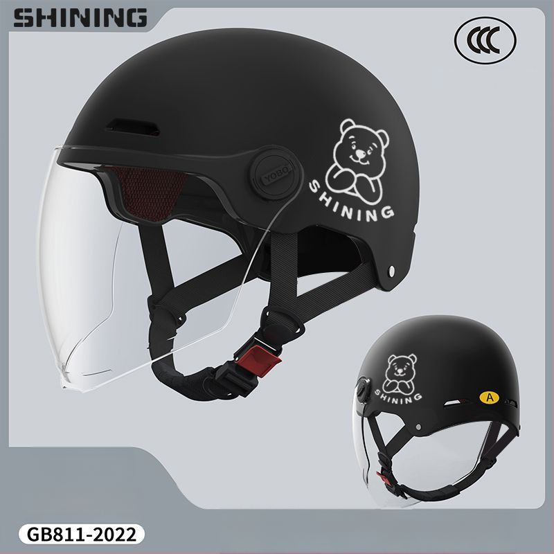 Κράνος για ηλεκτρικό ποδήλατο, ABS περίβλημα, 3C πιστοποιημένο, unisex ημι-κράνος, προστασία από τον ήλιο για όλες τις εποχές