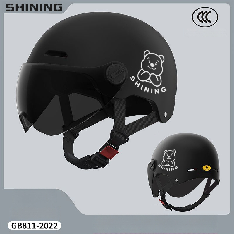 Κράνος για ηλεκτρικό ποδήλατο, ABS περίβλημα, 3C πιστοποιημένο, unisex ημι-κράνος, προστασία από τον ήλιο για όλες τις εποχές