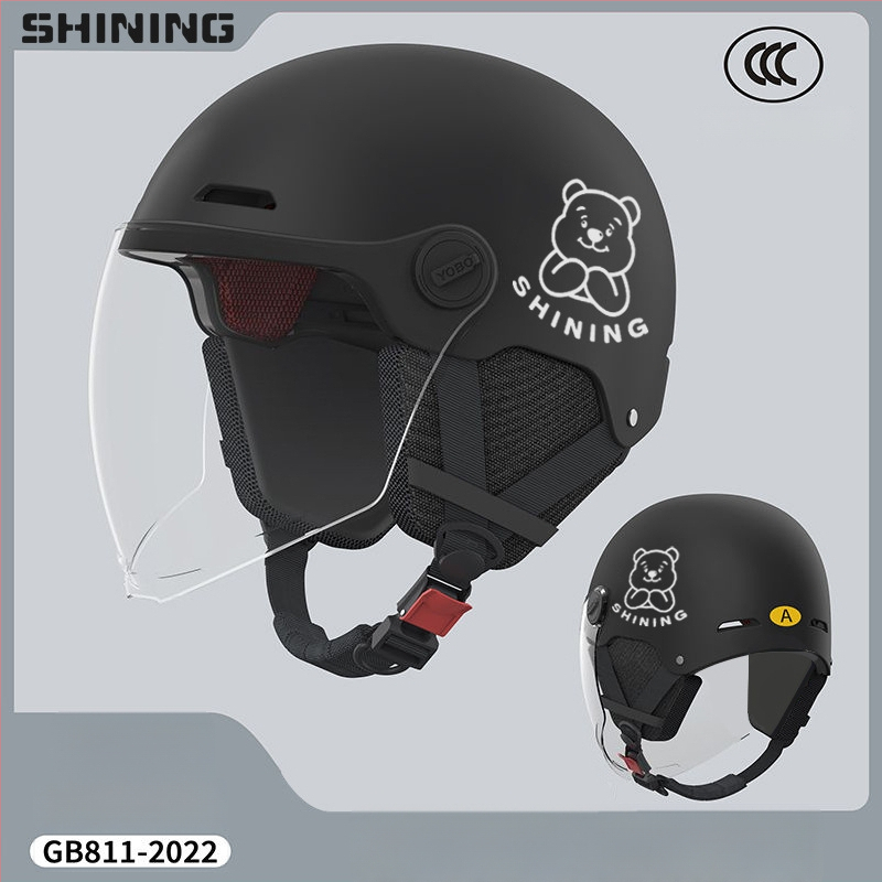 Κράνος για ηλεκτρικό ποδήλατο, ABS περίβλημα, 3C πιστοποιημένο, unisex ημι-κράνος, προστασία από τον ήλιο για όλες τις εποχές