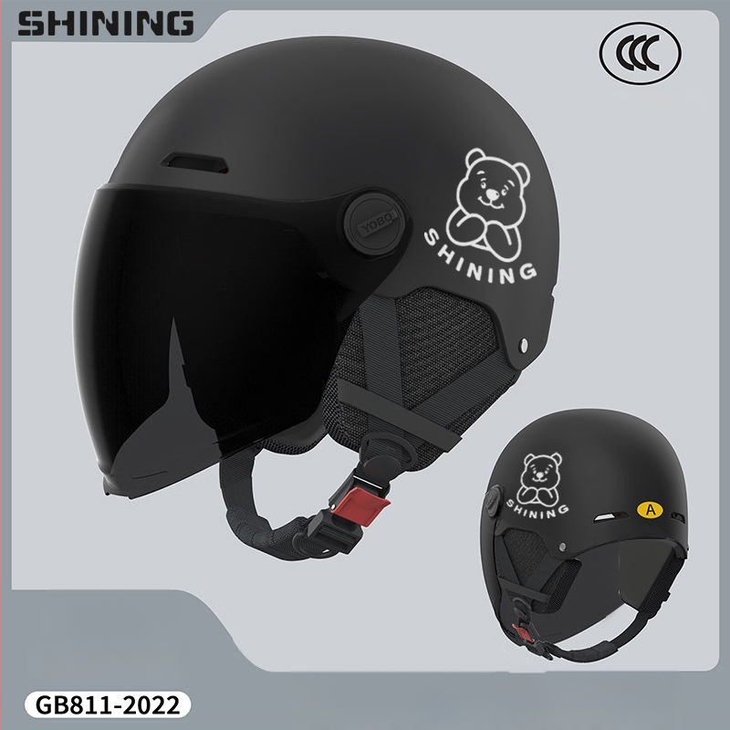 Κράνος για ηλεκτρικό ποδήλατο, ABS περίβλημα, 3C πιστοποιημένο, unisex ημι-κράνος, προστασία από τον ήλιο για όλες τις εποχές