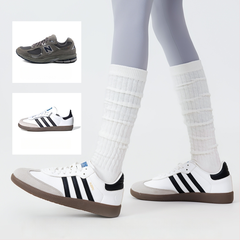 Чорапи за йога с пет пръста, дълги до прасеца, памук, антихлъзгащи, безшевни пръсти