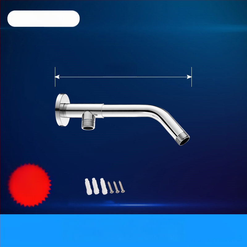 Sprchový ram s skrytým kruhovým ohybom, nerezová oceľ, moderný štýl, horná tryska