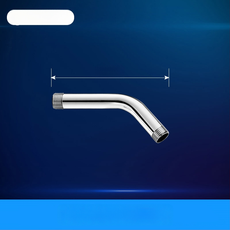 Sprchový ram s skrytým kruhovým ohybom, nerezová oceľ, moderný štýl, horná tryska