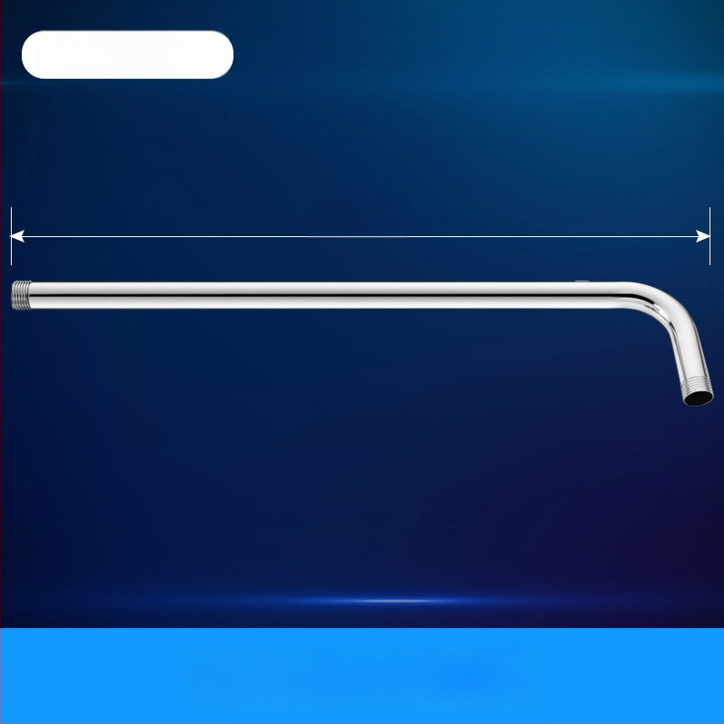 Sprchový ram s skrytým kruhovým ohybom, nerezová oceľ, moderný štýl, horná tryska