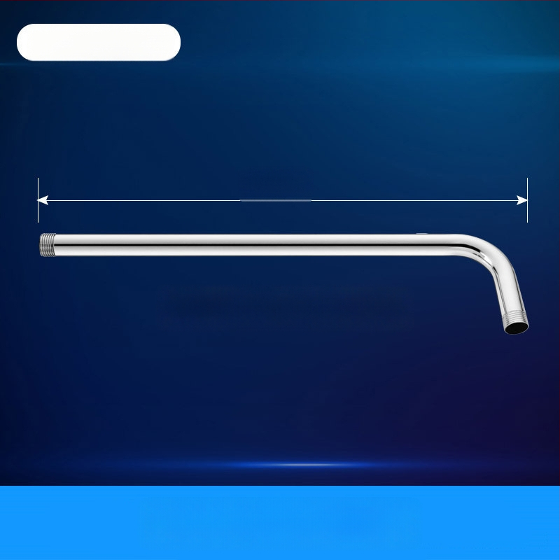 Sprchový ram s skrytým kruhovým ohybom, nerezová oceľ, moderný štýl, horná tryska