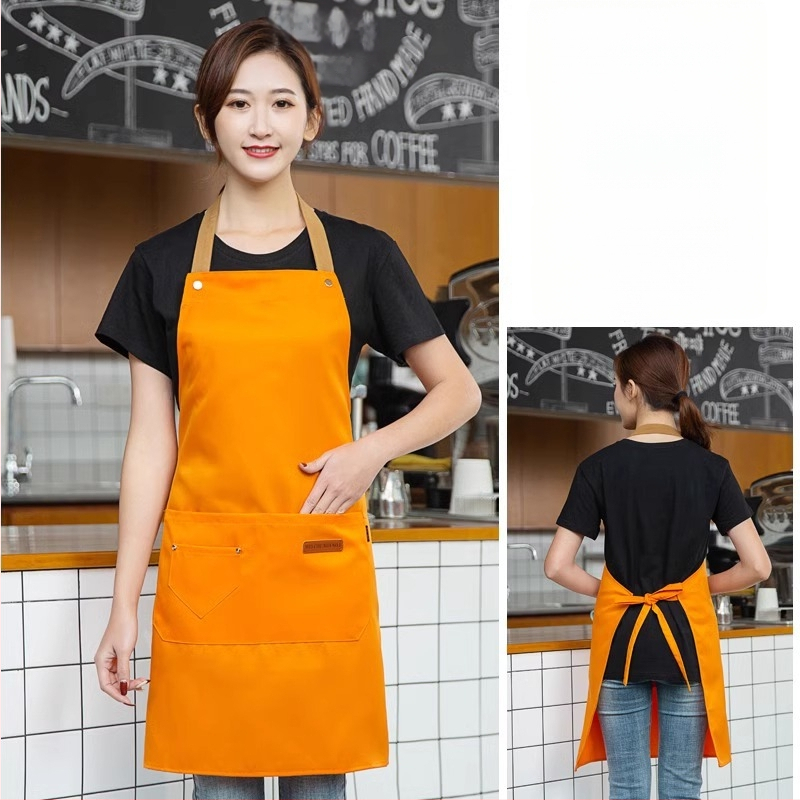 Безръкав фартук за обществено хранене, антизамърсяващ, 100% памук, корейски стил, за възрастни