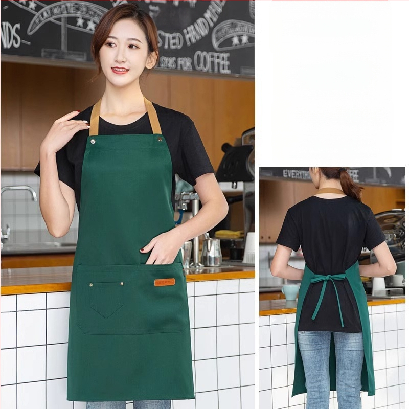 Безръкав фартук за обществено хранене, антизамърсяващ, 100% памук, корейски стил, за възрастни