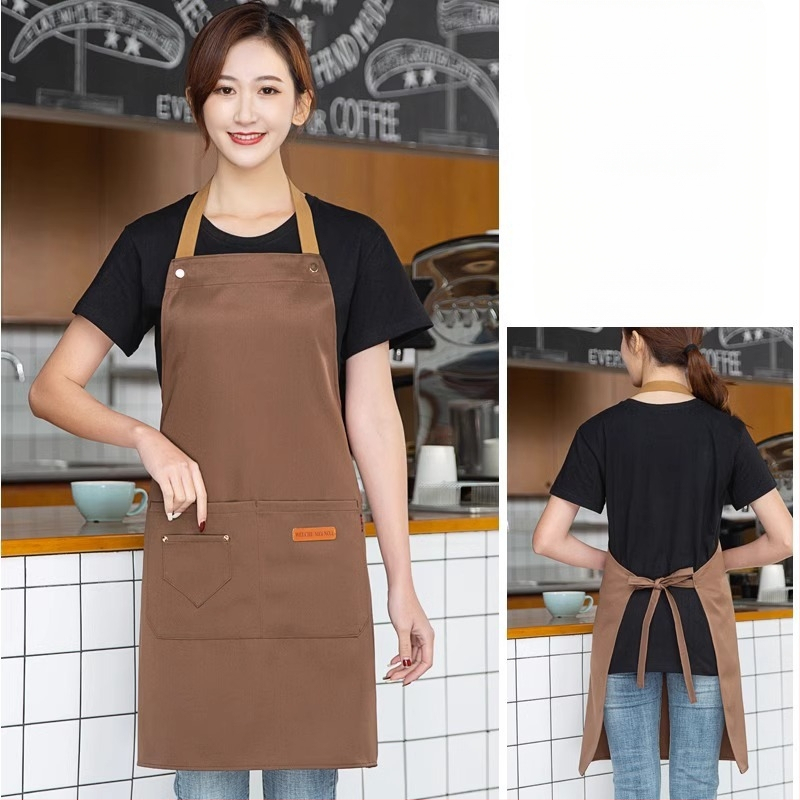 Безръкав фартук за обществено хранене, антизамърсяващ, 100% памук, корейски стил, за възрастни