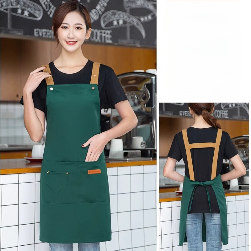 Безръкав фартук за обществено хранене, антизамърсяващ, 100% памук, корейски стил, за възрастни