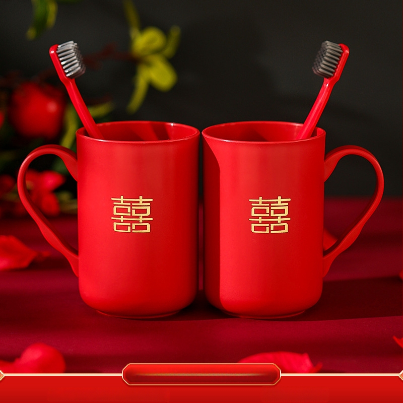 Svadbeni umivaonik set – nehrđajući čelik 201, marka Fei Xun Fei, svadbena dekoracija, otisak Happy word