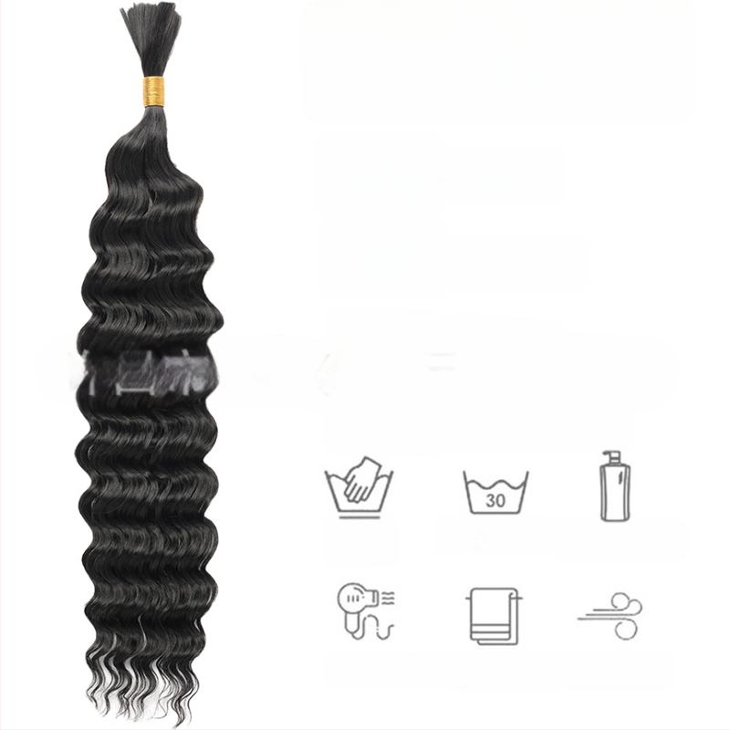 Perucă tip coadă de cal, pachet păr, fibre sintetice rezistente la căldură, mecanism de construcție, model Xiaowendeep, origine Xuchang