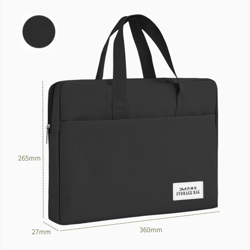 Τσάντα εγγράφων για γυναίκες Geneme, Oxford ύφασμα, Κλείσιμο με φερμουάρ, Σχήμα εξωγήινο