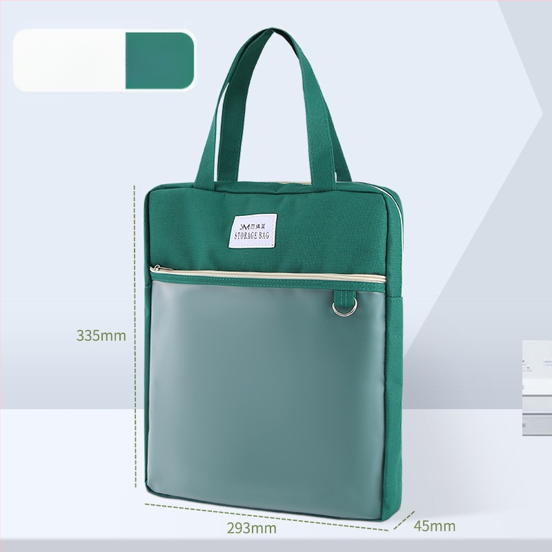 Τσάντα εγγράφων για γυναίκες Geneme, Oxford ύφασμα, Κλείσιμο με φερμουάρ, Σχήμα εξωγήινο