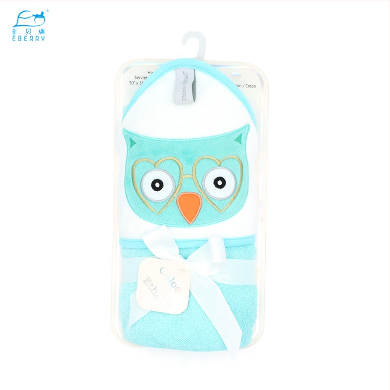 Pătură- prosop de baie pentru bebeluși, 100% bumbac, 350gsm, pentru sugari 1–3 ani, stil Cartoon, personalizare disponibilă