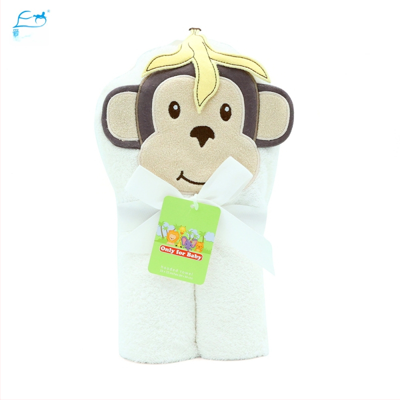 Pătură- prosop de baie pentru bebeluși, 100% bumbac, 350gsm, pentru sugari 1–3 ani, stil Cartoon, personalizare disponibilă