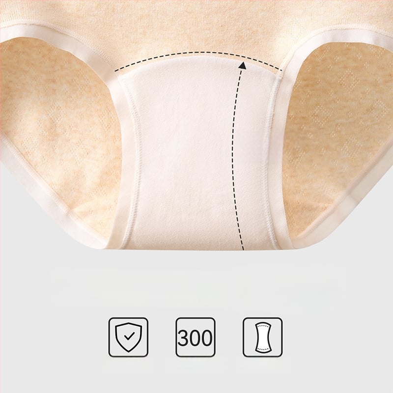 Chiloți femei din bumbac, antibacteriali, cu crac extins, talie înaltă, model uni