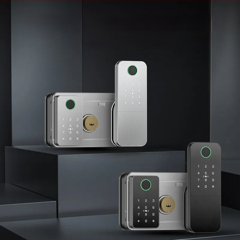 Умен заключващ механизъм с пръстов отпечатък за врати от желязо/дърво, модел N2, съхранение на 100 отпечатъка, над 100000 отключвания, сканиране за по-малко от 0.5 сек, работна температура -35°C до 55°C