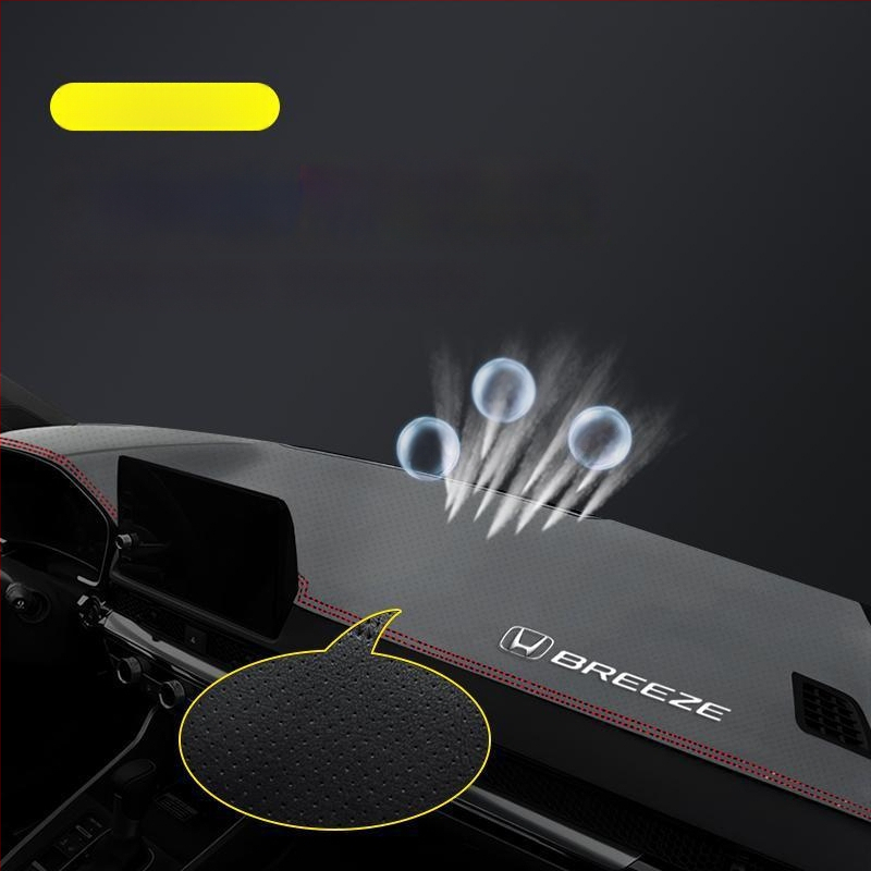 Μάτ κεντρικού πίνακα οργάνων για το 2024 Honda Haoying — γεωμετρικό σχέδιο, τυπωμένο λογότυπο, θερμομονωτική σκίαση