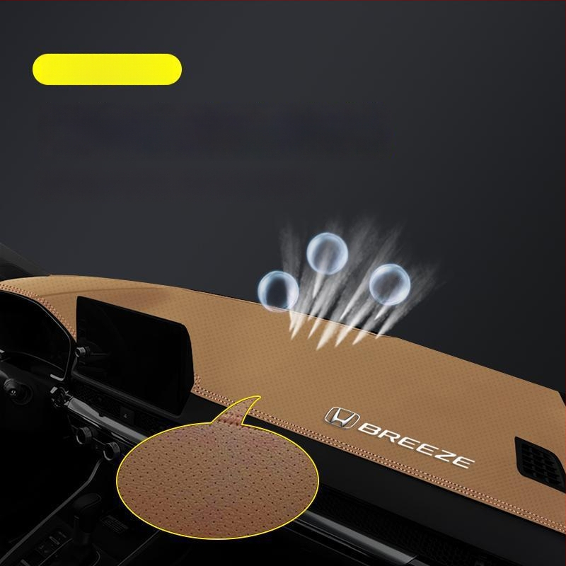 Μάτ κεντρικού πίνακα οργάνων για το 2024 Honda Haoying — γεωμετρικό σχέδιο, τυπωμένο λογότυπο, θερμομονωτική σκίαση