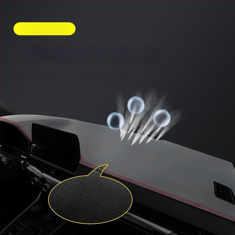 Μάτ κεντρικού πίνακα οργάνων για το 2024 Honda Haoying — γεωμετρικό σχέδιο, τυπωμένο λογότυπο, θερμομονωτική σκίαση