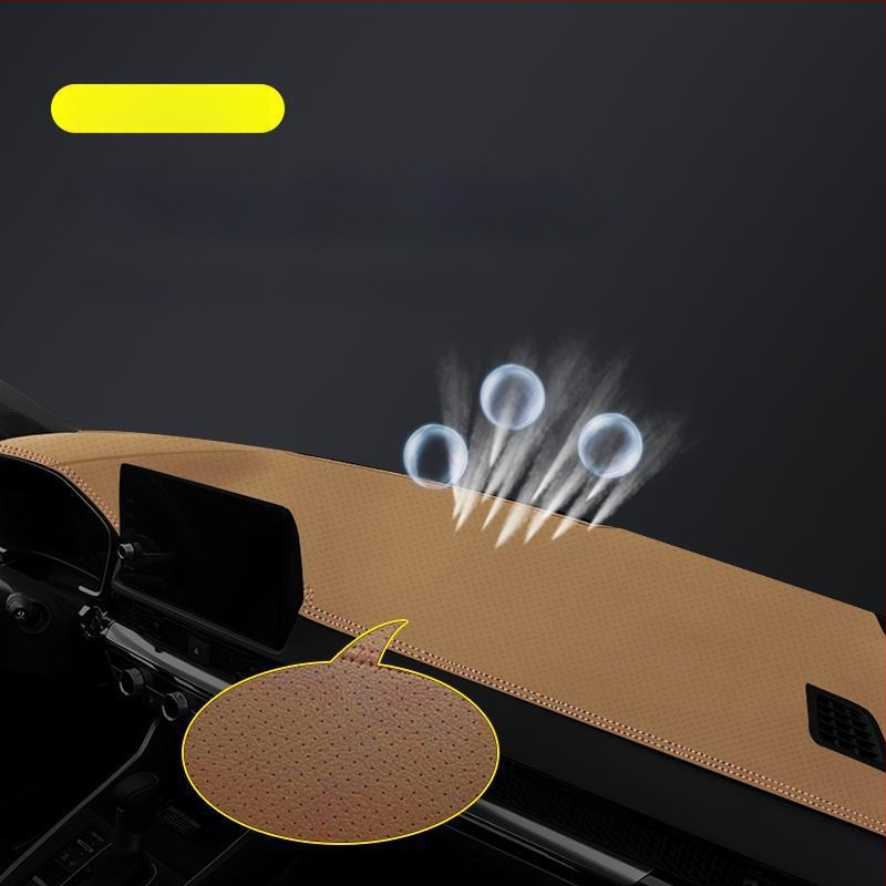 Μάτ κεντρικού πίνακα οργάνων για το 2024 Honda Haoying — γεωμετρικό σχέδιο, τυπωμένο λογότυπο, θερμομονωτική σκίαση