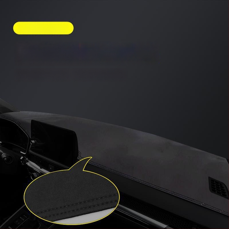 Μάτ κεντρικού πίνακα οργάνων για το 2024 Honda Haoying — γεωμετρικό σχέδιο, τυπωμένο λογότυπο, θερμομονωτική σκίαση