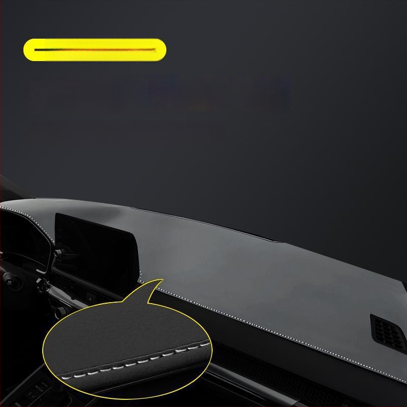 Μάτ κεντρικού πίνακα οργάνων για το 2024 Honda Haoying — γεωμετρικό σχέδιο, τυπωμένο λογότυπο, θερμομονωτική σκίαση