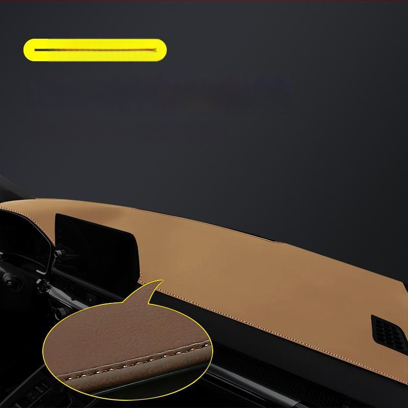 Μάτ κεντρικού πίνακα οργάνων για το 2024 Honda Haoying — γεωμετρικό σχέδιο, τυπωμένο λογότυπο, θερμομονωτική σκίαση