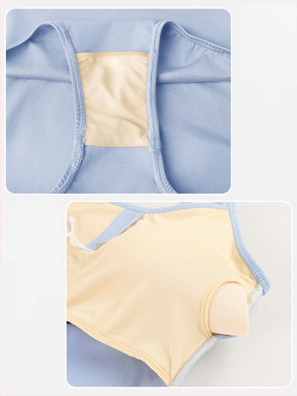 Női balett vizsgaruha – vállpántos, hát nélküli, melltámasz, nylon/spandex, balethez és néptáncra