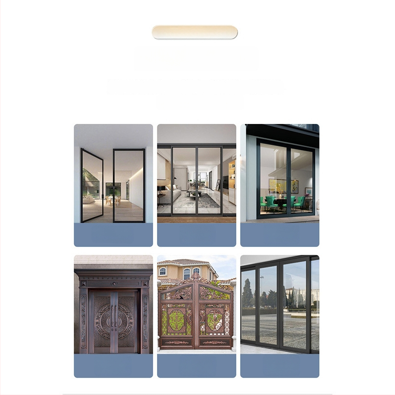 Умна брава за алуминиева врата с двойно разпознаване: пръстов отпечатък, парола и карта; водоустойчива, тънък кант. Съхранява до 100 отпечатъка; над 100000 отключвания; сканиране <0.05 сек; материал: алуминиева сплав.