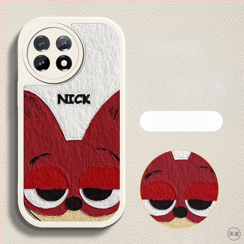 Carcasă de protecție pentru OnePlus – design desen animat, anti-cădere, piele artificială, finisaj vopsit, personalizabilă