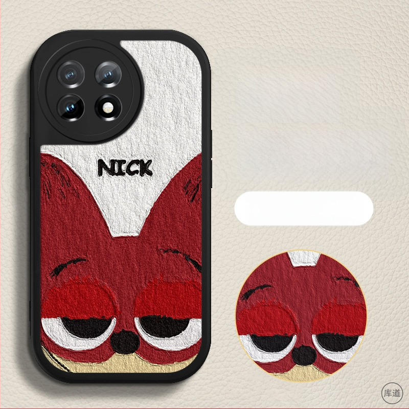 Carcasă de protecție pentru OnePlus – design desen animat, anti-cădere, piele artificială, finisaj vopsit, personalizabilă