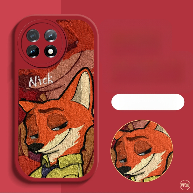 Carcasă de protecție pentru OnePlus – design desen animat, anti-cădere, piele artificială, finisaj vopsit, personalizabilă