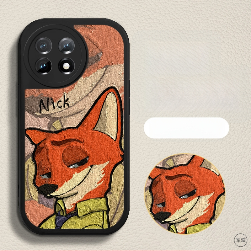 Carcasă de protecție pentru OnePlus – design desen animat, anti-cădere, piele artificială, finisaj vopsit, personalizabilă