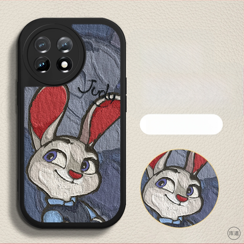 Carcasă de protecție pentru OnePlus – design desen animat, anti-cădere, piele artificială, finisaj vopsit, personalizabilă