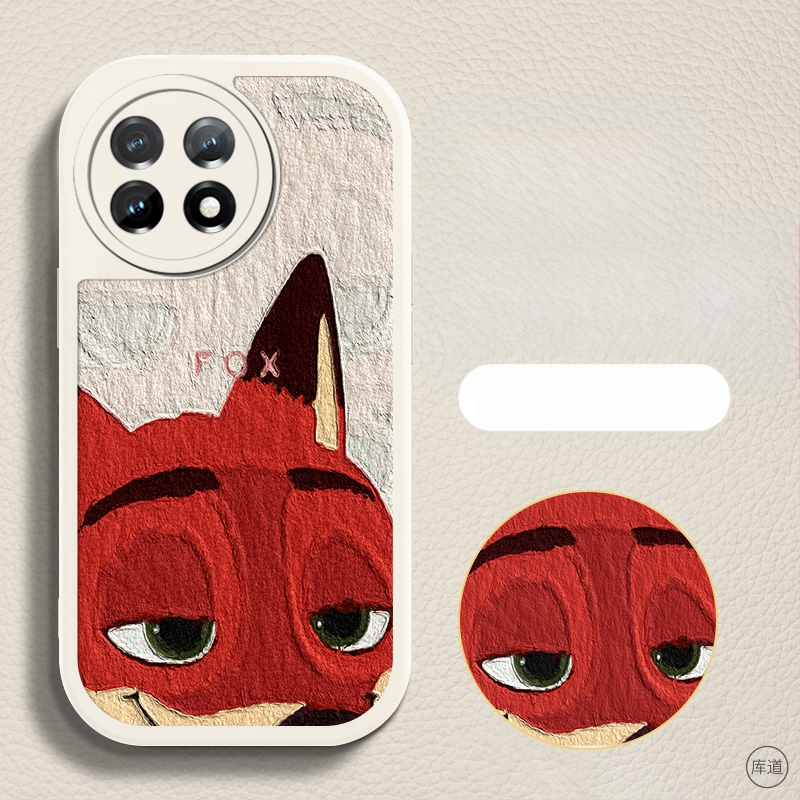 Carcasă de protecție pentru OnePlus – design desen animat, anti-cădere, piele artificială, finisaj vopsit, personalizabilă