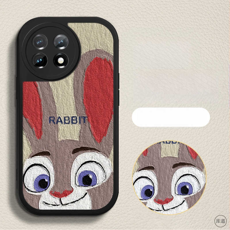 Carcasă de protecție pentru OnePlus – design desen animat, anti-cădere, piele artificială, finisaj vopsit, personalizabilă