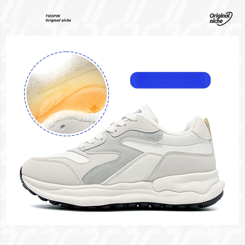 Γυναικείες αθλητικές παπούτσια με ύφασμα, κορδόνια, σόλα PVC, χαμηλό ύψος, αντι-οσμή