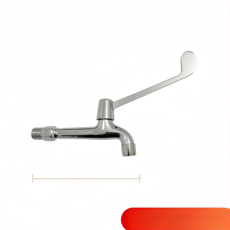 Medicinski umivaonik s lakatnim upravljanjem, zidna montaža, mesing, 0–50°C, 9 MPa, bakrena jezgra ventila