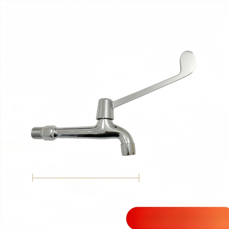 Medicinski umivaonik s lakatnim upravljanjem, zidna montaža, mesing, 0–50°C, 9 MPa, bakrena jezgra ventila