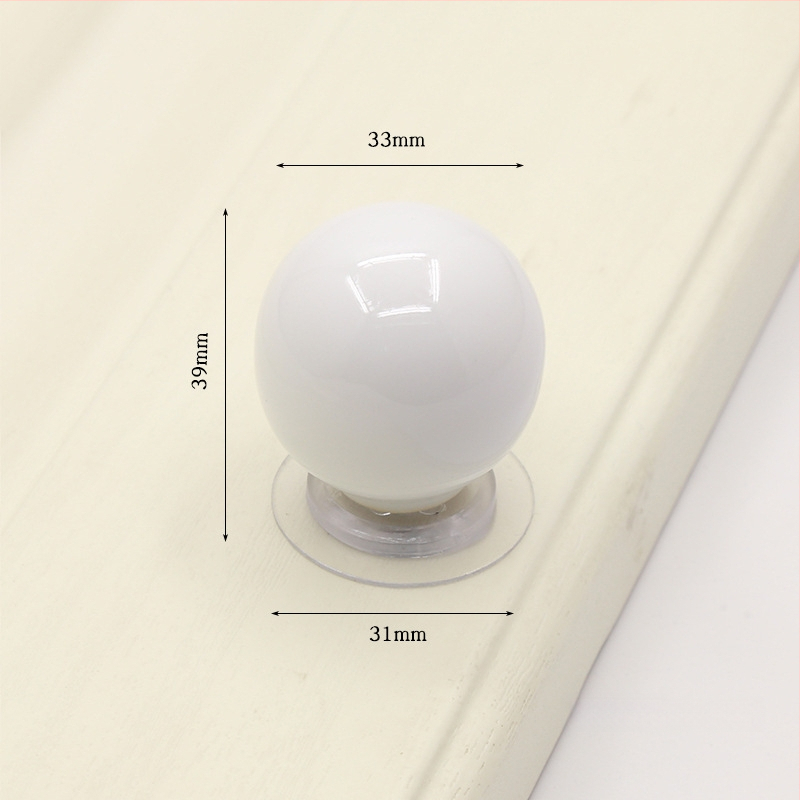 Χωρίς διάτρηση: χειρολαβή ντουλαπιού/συρταριού από κεραμικό και χαλκό, μοντέρνος μινιμαλισμός, γλασαρισμένη επιφάνεια