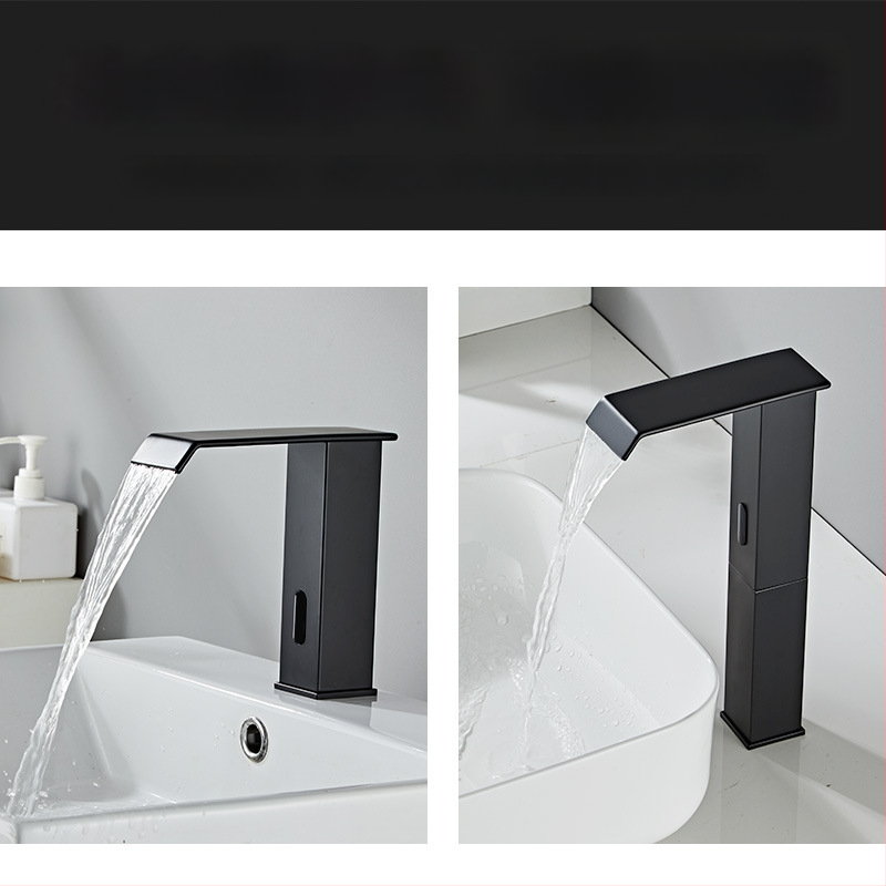 Indukcijska slavina za umivaonik, model 8835, montaža na jedan otvor, cijeli bakreni tijelo ventila, induktivno otvaranje