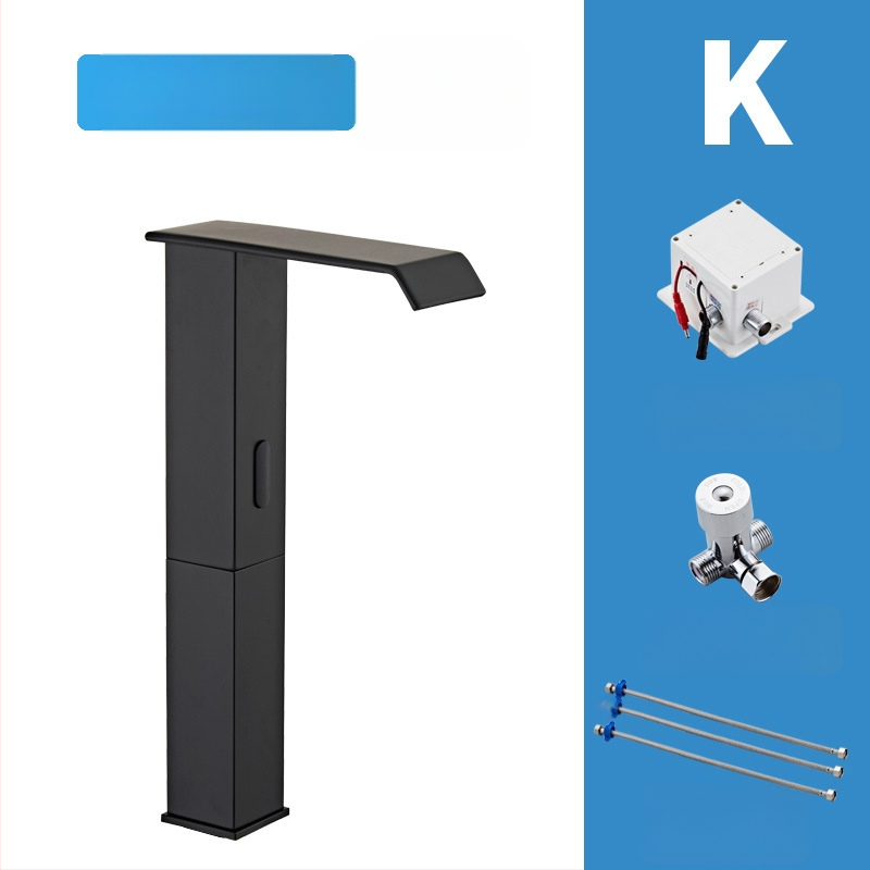 Indukcijska slavina za umivaonik, model 8835, montaža na jedan otvor, cijeli bakreni tijelo ventila, induktivno otvaranje