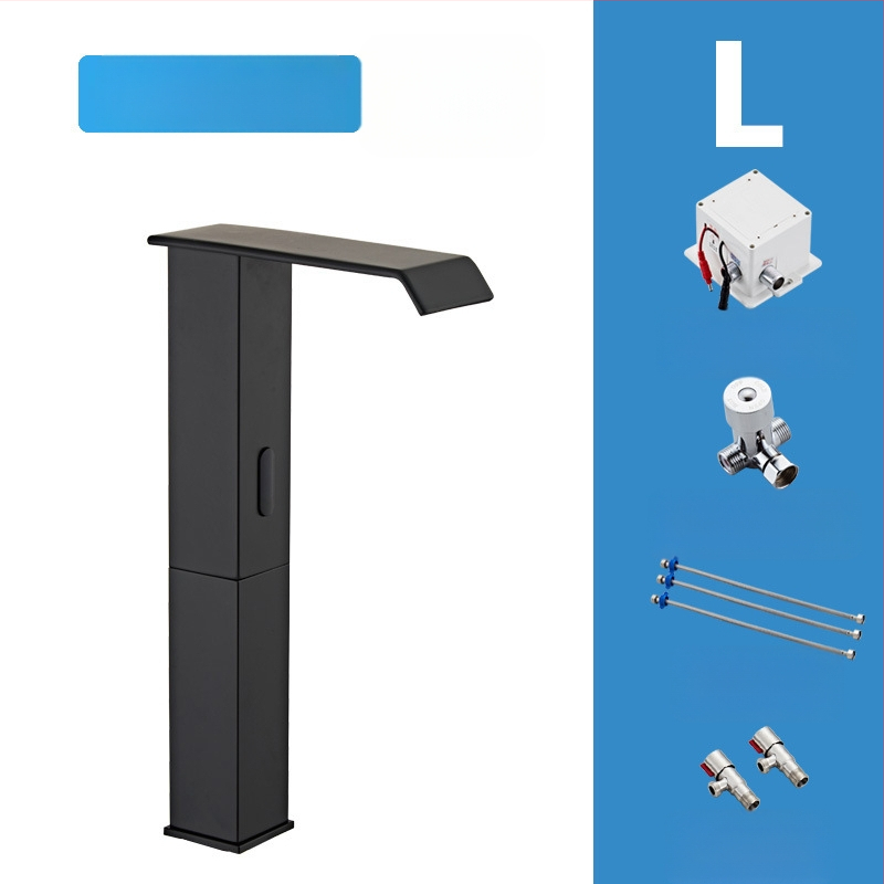 Indukcijska slavina za umivaonik, model 8835, montaža na jedan otvor, cijeli bakreni tijelo ventila, induktivno otvaranje