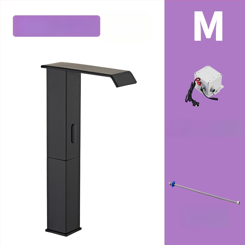 Indukcijska slavina za umivaonik, model 8835, montaža na jedan otvor, cijeli bakreni tijelo ventila, induktivno otvaranje