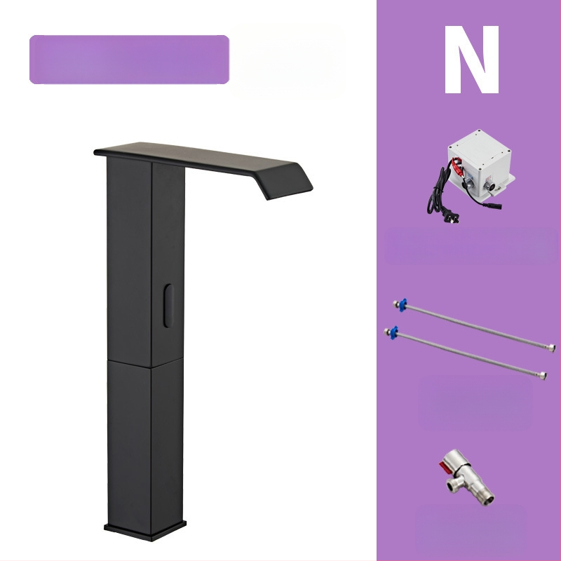 Indukcijska slavina za umivaonik, model 8835, montaža na jedan otvor, cijeli bakreni tijelo ventila, induktivno otvaranje