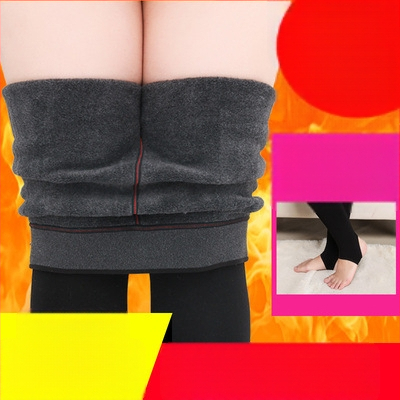 Nylon harisnyanadrág fleece belsővel, ultra vastag, meleg és formázó, egyszerű stílus